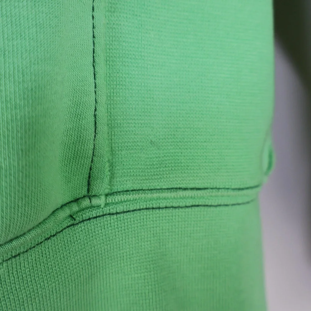 Vintage Y2K Nike Sportswear Full‎ Zip Jacket XS Green Gold Swoosh Fleece